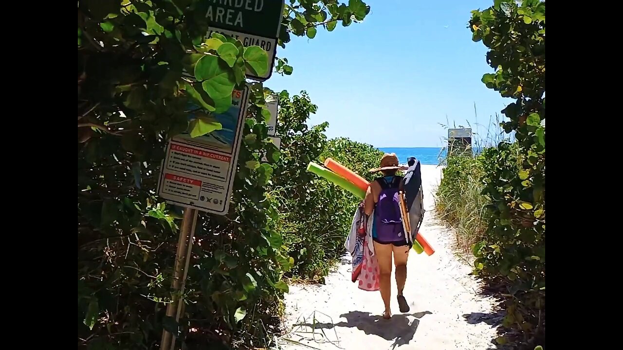 Beach day with the Boss