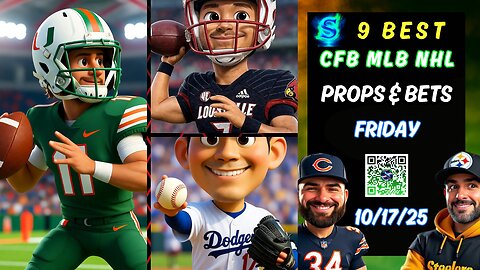 🏈 9 HOT FRIDAY MLB PICKS | COLLEGE FOOTBALL PICKS | NHL PICKS TODAY | PRIZEPICKS TODAY