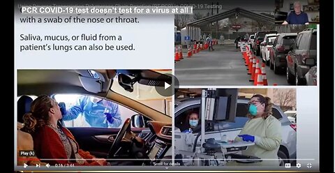 "PCR COVID-19 Test Doesn't Actually Test for Virus!"