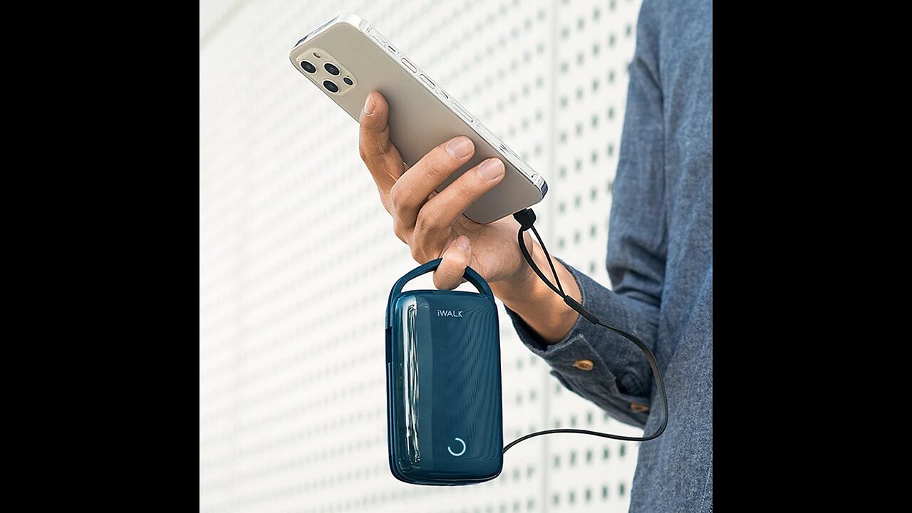 20000mAh Large Capacity Power Bank, with Built-in Cable & 4 Output Ports, for Phone & Tablet