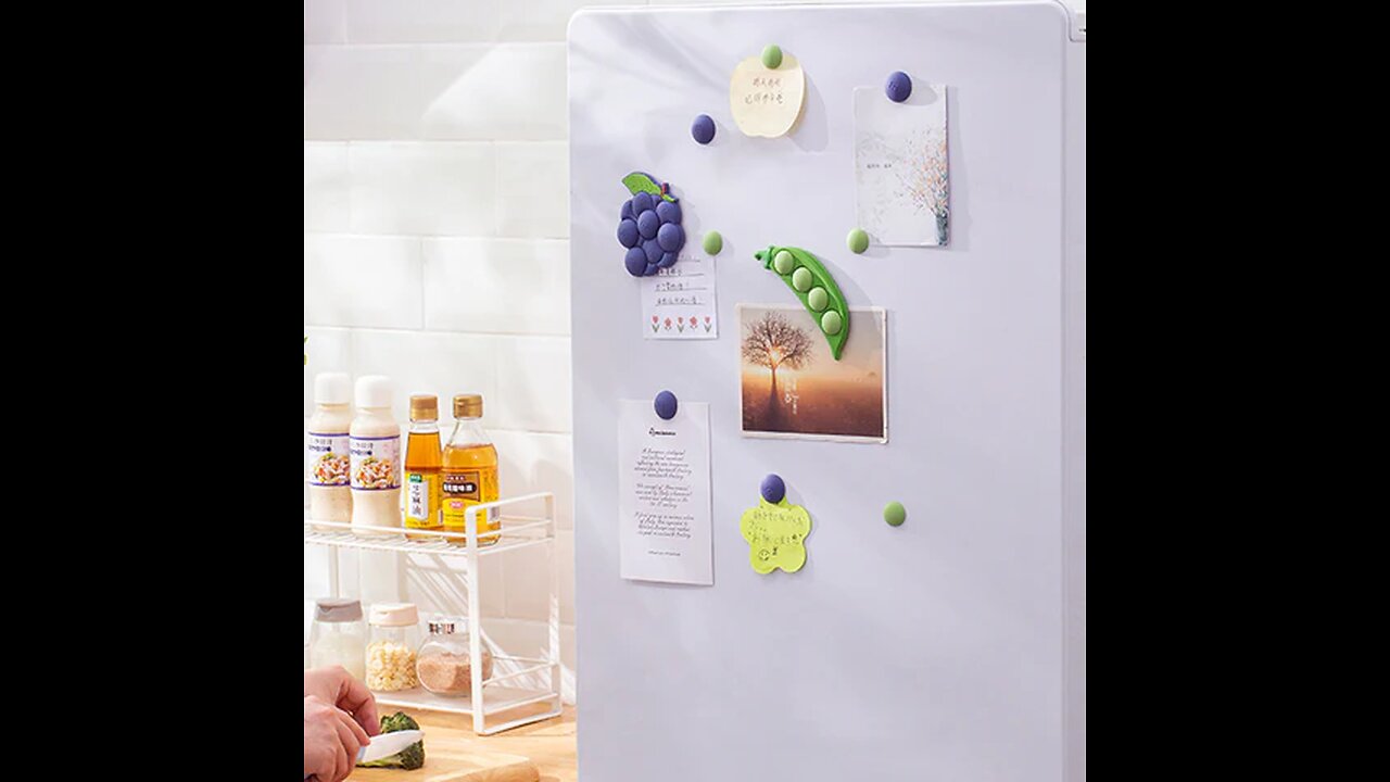 Creative 3D Soft Rubber Magnetic Refrigerator Stickers