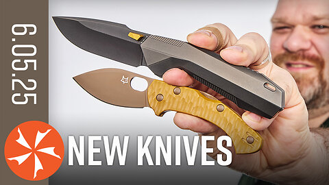 These Knives Fall Apart! - New Knives June 5th, 2025 at KnifeCenter