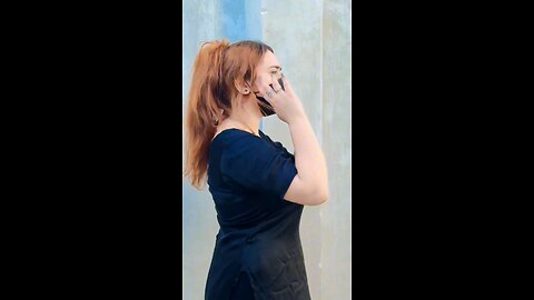 hot girl black dress
