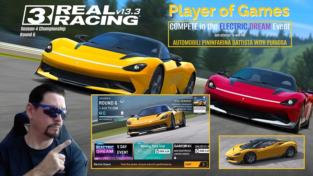 Player of Games: Real Racing 3 Update 13.3: COMPETE in the ELECTRIC DREAM Event