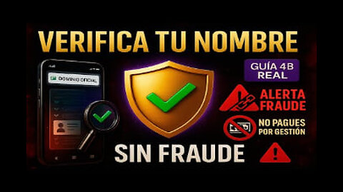 PAGOS 4B · REDENCIÓN: verifica tu nombre sin caer en fraude (Guía REAL)