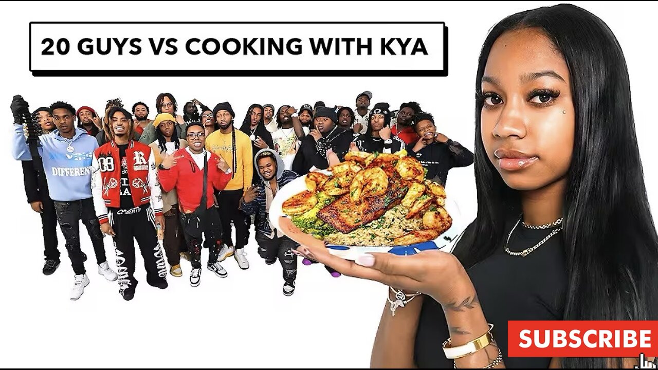 20 Guys vs COOKING WIT KYA