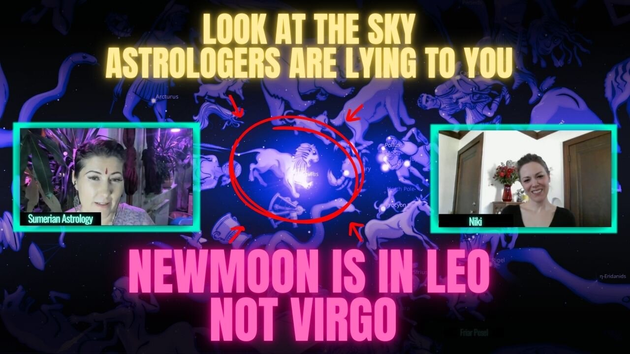 🌕 NEW MOON in Virgo? Or NEW MOON in Leo? Astrology Today + New Moon Forecast Using Real Sky!!!