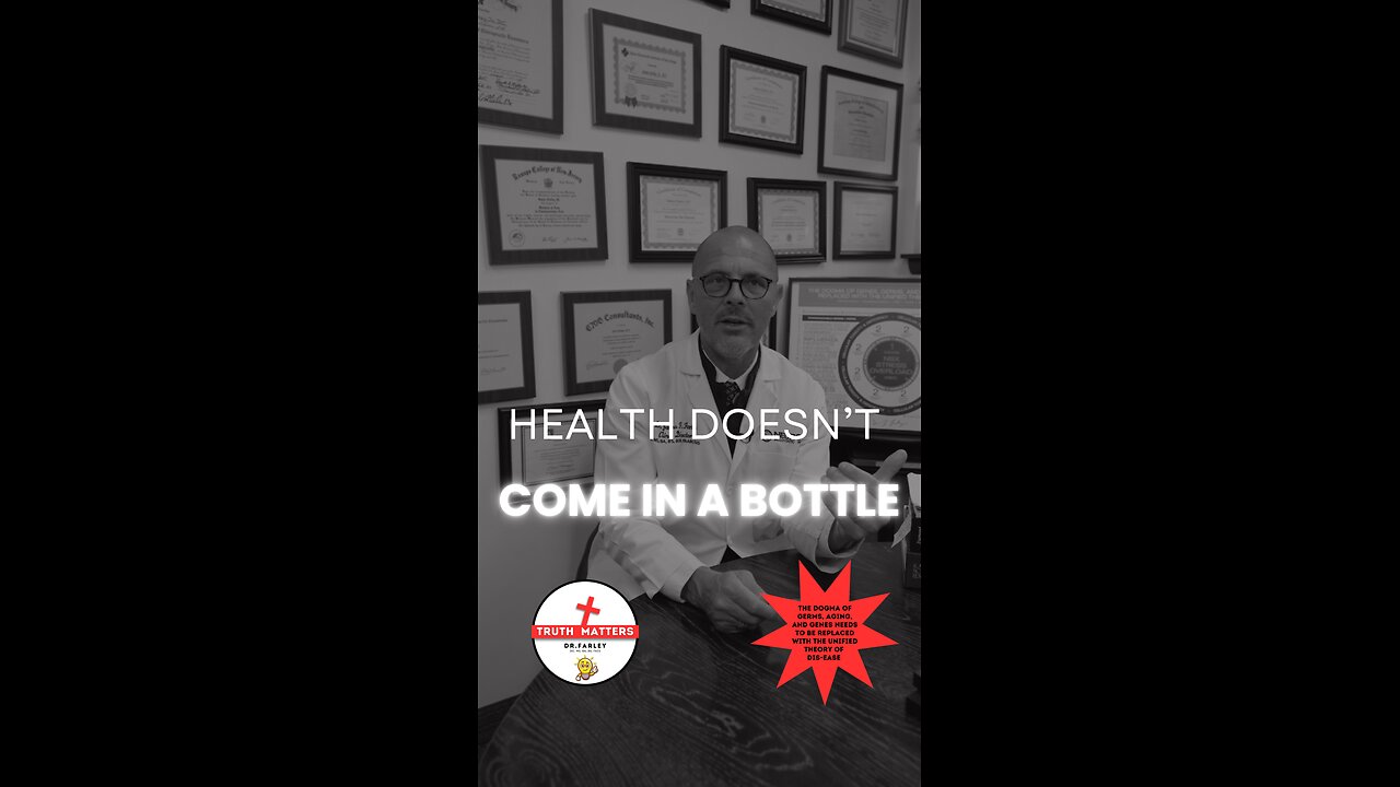 Health Doesn’t Come In A Bottle