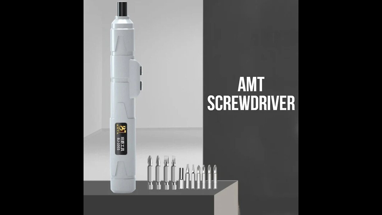 Rechargeable 3.6V Cordless Screwdriver, with Auto & Manual Mode, Smart Electronic Security Chip