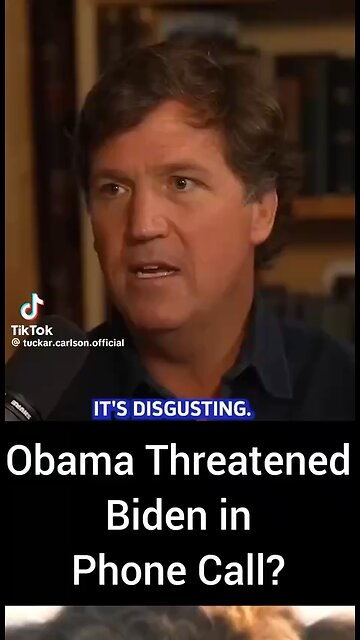 Obama Threatened Biden In Phone Call?