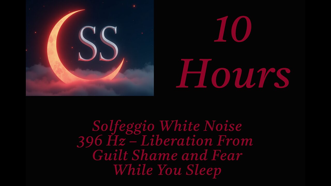 Solfeggio White Noise - 396 Hz Liberation From Guilt Shame and Fear While You Sleep - 10 Hours