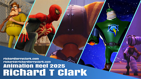 Richard Terry Clark Animation Demo Reel 2025