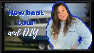 VOD || Boat Tour and cricut vinyl DIY