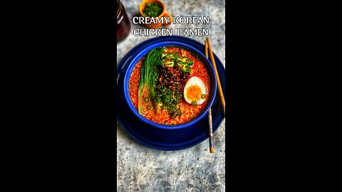 Creamy Korean Chicken Ramen | Spicy Noodle Soup | Kitchenstagram