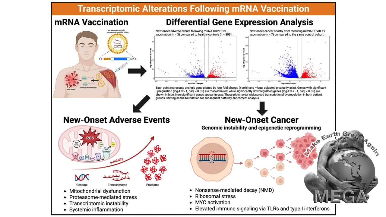 BREAKING STUDY: mRNA Injections Induce Severe, Long-Lasting Genetic Disruption Linked to Cancer and Chronic Disease