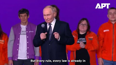 Putin: "Helping Others Is in Our Blood" Full Speech at #WeAreTogether Ceremony