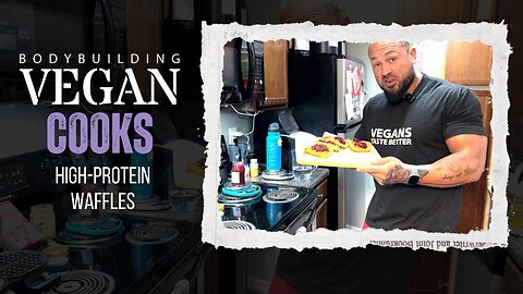 How to Make High-Protein Vegan Waffles | Quick Breakfast Recipe For Fitness & Muscle Gains