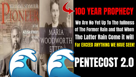 100 Year Revival Prophecy Maria Woodworth Etter and William J Seymour of Azuza Street Revival #rumblerant #rumbletakeover