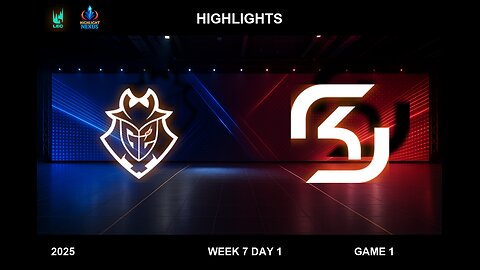 G2 vs SK Highlights Game 1 - LEC Spring Split W7D1 2025 - G2 Esports vs SK Gaming G1