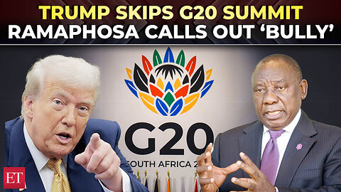 'Trump's boycott politics won't work’: South Africa hits back as U.S skips G20 | White House Replies