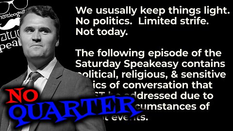 No Quarter - Nerdcognito's Saturday Speakeasy - 09.12.2025