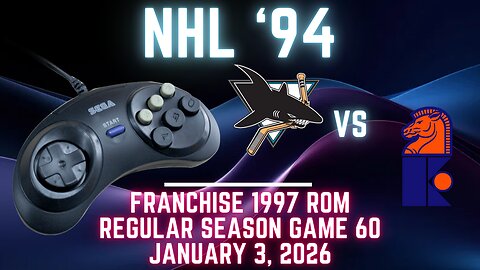 NHL '94 Franchise League (1997) - Sharks (Len) at New Jersey Knights (NewJerseyKiller) {Gens} - G60