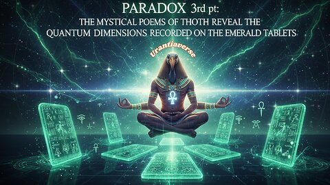 Paradox 3°pt-Thoth Reveals the Mystical Poems Engraved on the Emerald Tablets_Quantum Dimensions