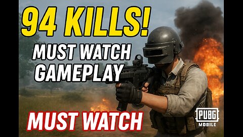 94 KILLS INSANE MATCH! | Must-Watch PUBG MOBILE & BGMI Gameplay
