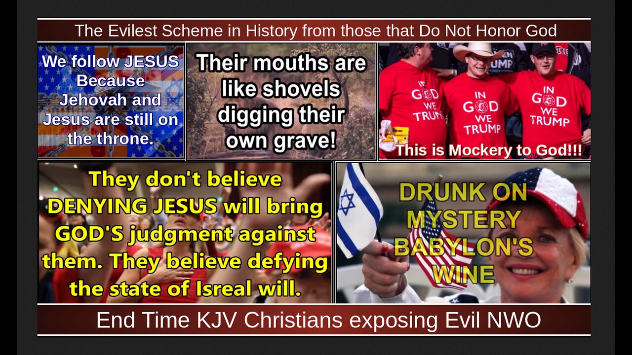 The Evilest Scheme in History from those that Do Not Honor God