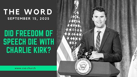 Did Freedom Of Speech Die With Charlie Kirk?