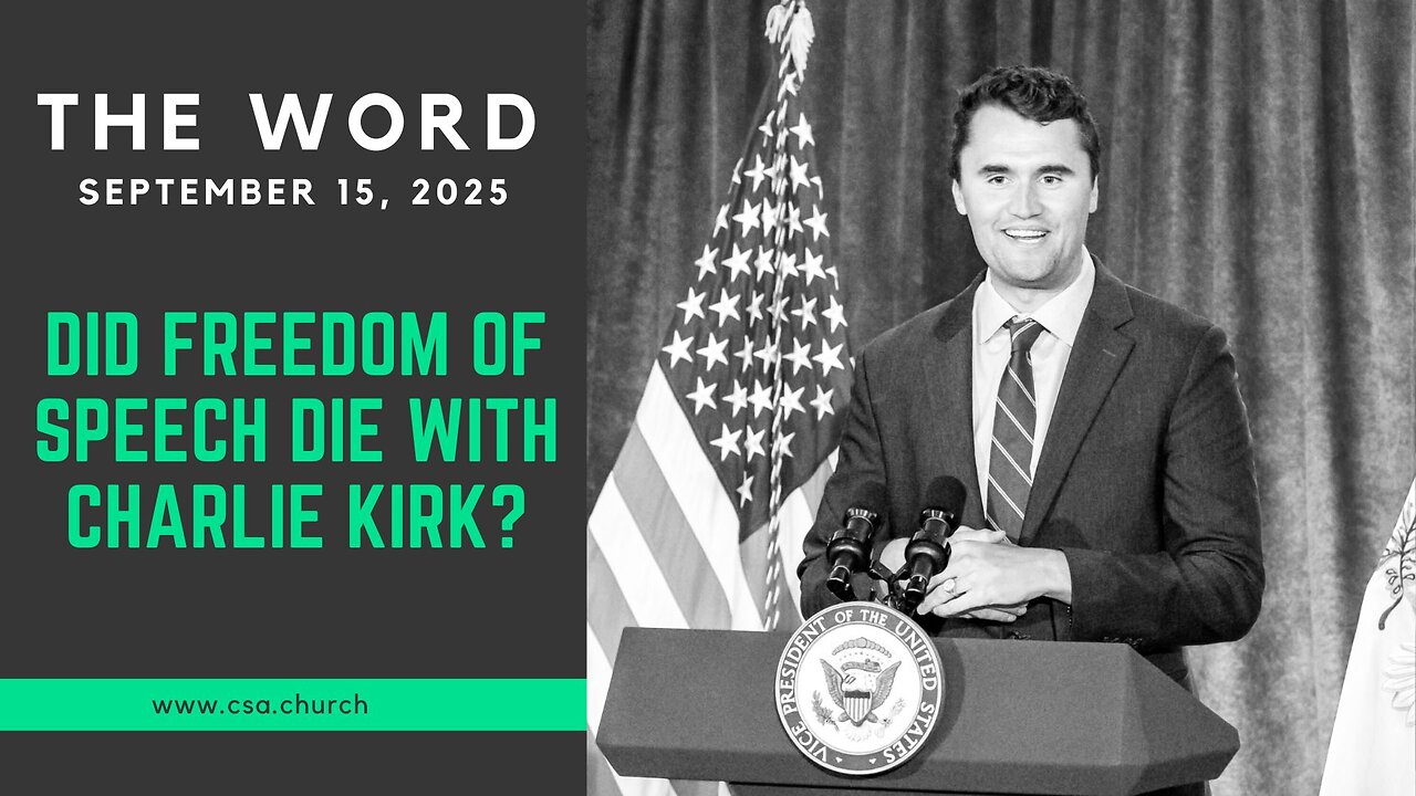 Did Freedom Of Speech Die With Charlie Kirk?