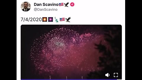 OK one more important video because it's from Dan Scavino. Happy Independents Day all!!