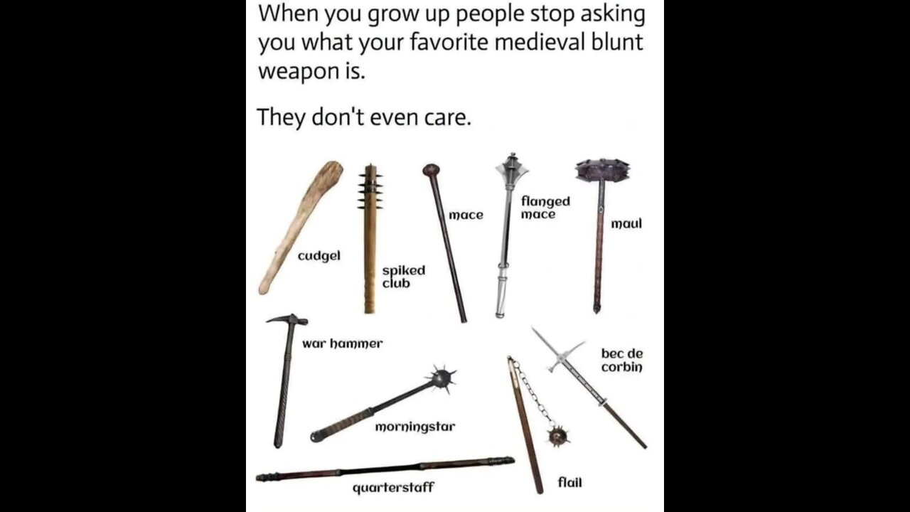 Other Weapons For Just In Case