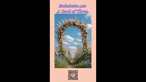 🌸 A cord of three strands is not quickly broken – Ecclesiastes 4:12.