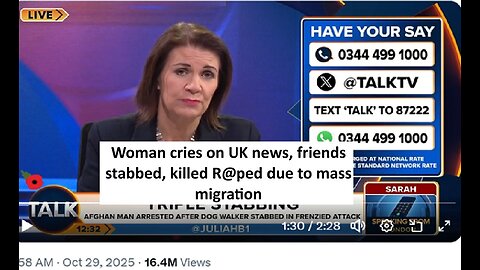 Women cries UK gov has failed them as stabbing and r@pe skyrocket