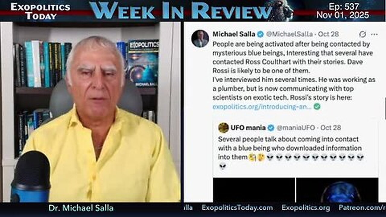 Dr. Michael Salla: People Being Contacted by Mysterious Blue Beings, Predictions Surge: Major UFO Events in 2027