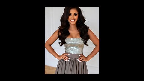 Silver top and skirt