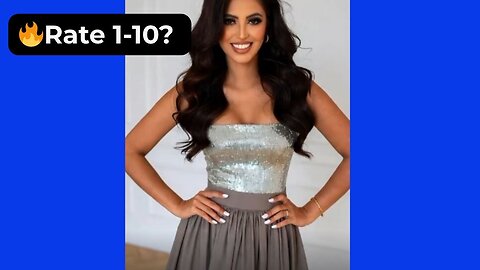 🔥 Rate This Sparkly Silver Top 1-10? | Supermodel Shine 4K