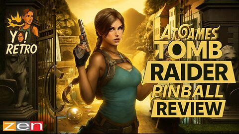Yo! Retro #56 Atgames Tomb Raider Pinball Review! #tombraider #laracroft #zenstudios #yoretro
