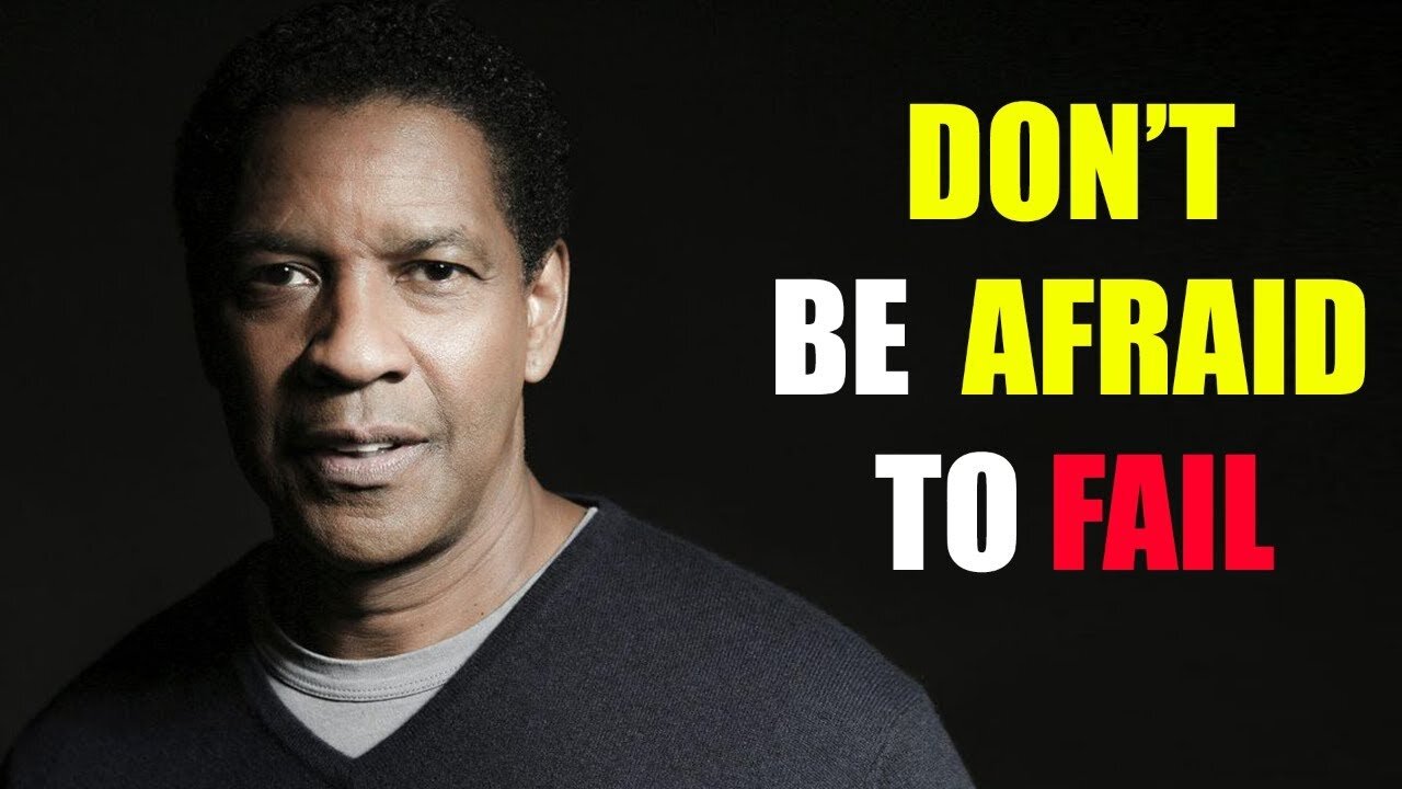 DON'T BE AFRAID TO FAIL - Denzel Washington | 1 MINUTE MOTIVATIONAL VIDEO | Micro Motivation 2019