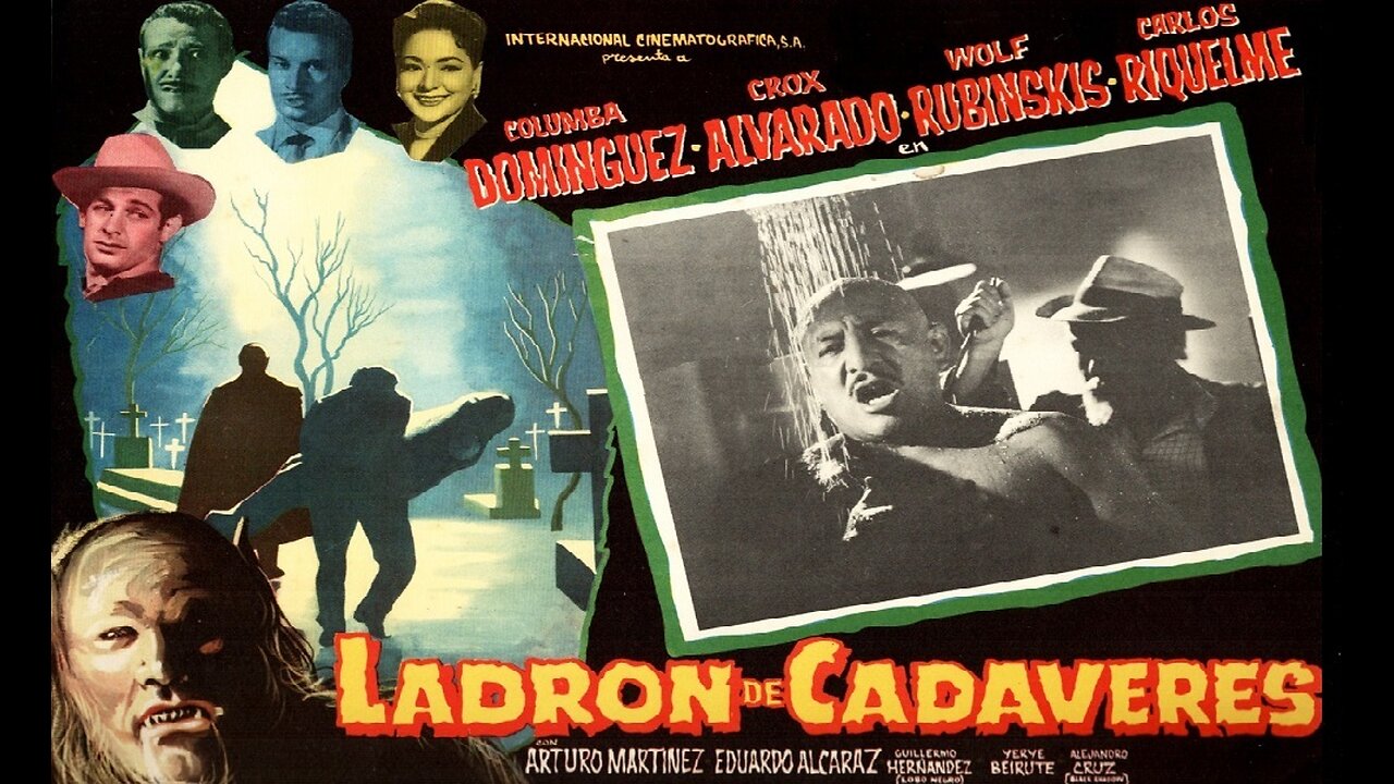 THE BODY SNATCHER (Ladrón De Cadáveres) 1957 Madman Steals Bodies & Transplants Brains FULL MOVIE