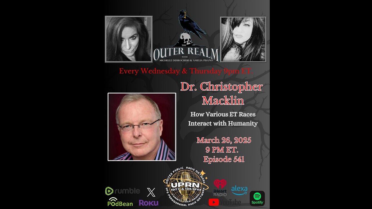 The Outer Realm -UNCENSORED- Various ET Races Interacting with Humanity with Dr. Christopher Macklin