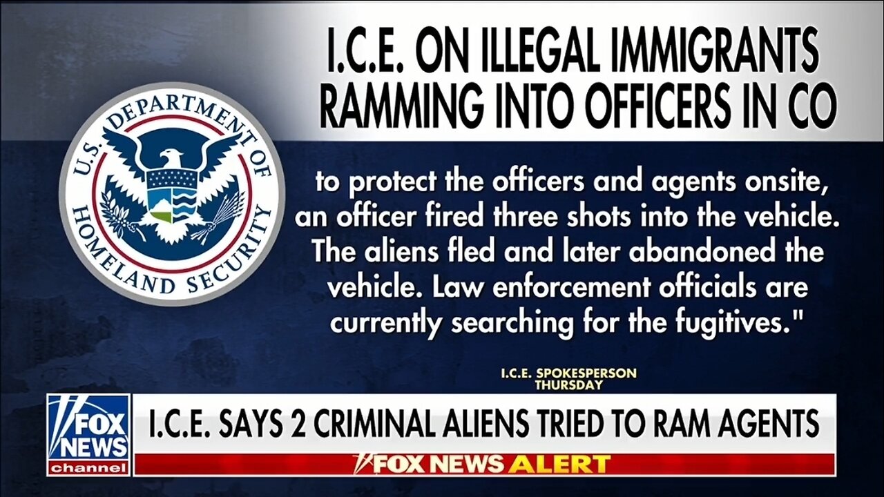 Fox News' Bill Melugin: Criminal Illegal Ailens Tried To Kill ICE Agents