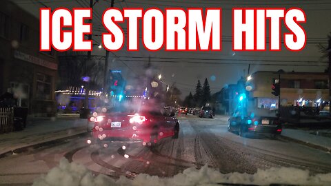 BREAKING: Winter Arrives Early, Freezing Rain Paralyzes Montreal Streets.