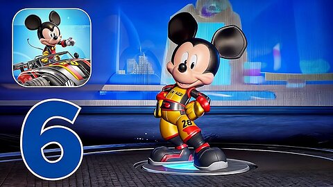 Disney Speedstorm - Gameplay Walkthrough Part 6 - Upgraded Micky (iOS, Android)