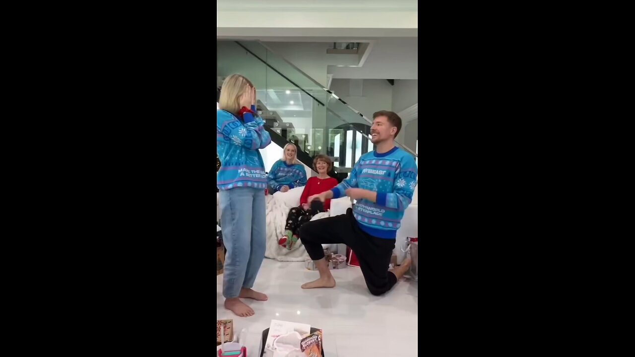 mr.beast with his family