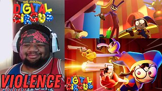 The Amazing Digital Circus Ep 6 Gun War Reaction