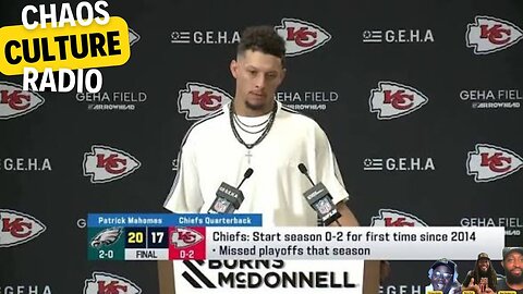 Patrick Mahomes Responds To The Chiefs Loss On Sunday Against The Eagles