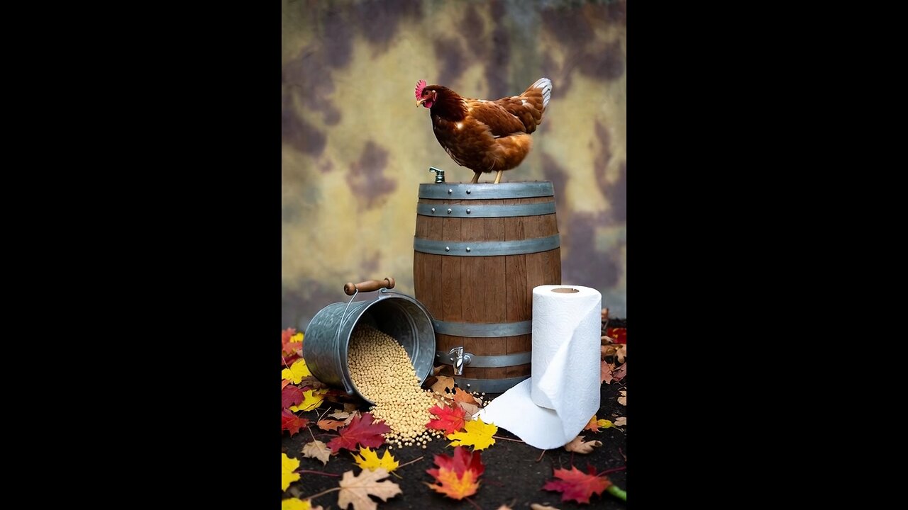 🐔💥 Hen Stuck in Bucket Chaos!