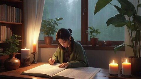 1 Hour Study Timer with Rain Sound | Deep Focus & Calm Study Session